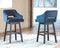 Tallenger - Blue/dark Brown - Bar Height Bar Stool (set Of 2)-Washburn's Home Furnishings