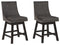 Tallenger - Dark Gray - Counter Height Bar Stool (set Of 2)-Washburn's Home Furnishings