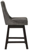 Tallenger - Dark Gray - Counter Height Bar Stool (set Of 2)-Washburn's Home Furnishings