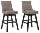 Tallenger - Light Gray - Tall Uph Swivel Barstool(2/cn)-Washburn's Home Furnishings