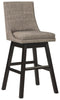 Tallenger - Light Gray - Tall Uph Swivel Barstool(2/cn)-Washburn's Home Furnishings