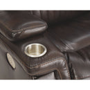 Team - Chocolate - Pwr Rec Sofa With Adj Headrest-Washburn's Home Furnishings