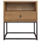 Thadamere - Light Brown - One Drawer Night Stand-Washburn's Home Furnishings