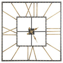 Thames - Black/gold Finish - Wall Clock-Washburn's Home Furnishings