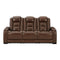 The Man-den - Mahogany - Pwr Rec Sofa With Adj Headrest-Washburn's Home Furnishings