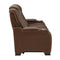 The Man-den - Mahogany - Pwr Rec Sofa With Adj Headrest-Washburn's Home Furnishings