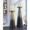 Theseus - Gold Finish/brown - Candle Holder Set (2/cn)-Washburn's Home Furnishings