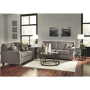 Tibbee - Slate - Loveseat-Washburn's Home Furnishings