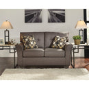 Tibbee - Slate - Loveseat-Washburn's Home Furnishings