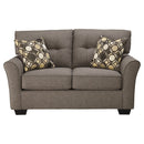 Tibbee - Slate - Loveseat-Washburn's Home Furnishings