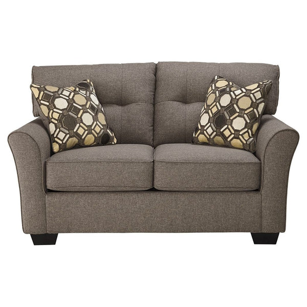 Tibbee - Slate - Loveseat-Washburn's Home Furnishings