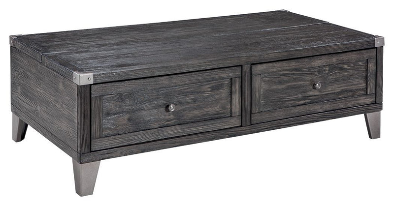 Todoe - Dark Gray - Lift Top Cocktail Table-Washburn's Home Furnishings