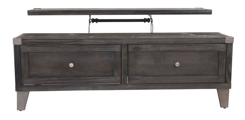 Todoe - Dark Gray - Lift Top Cocktail Table-Washburn's Home Furnishings