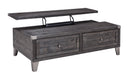 Todoe - Dark Gray - Lift Top Cocktail Table-Washburn's Home Furnishings