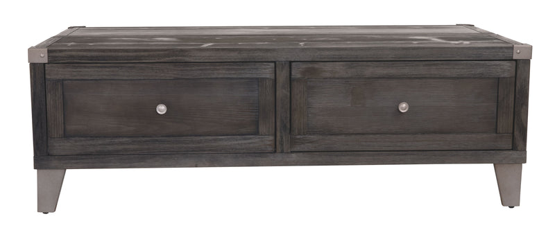 Todoe - Dark Gray - Lift Top Cocktail Table-Washburn's Home Furnishings