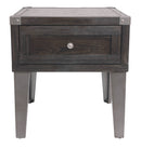 Todoe - Gray Dark - Rectangular End Table-Washburn's Home Furnishings