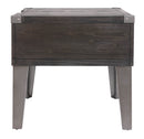 Todoe - Gray Dark - Rectangular End Table-Washburn's Home Furnishings