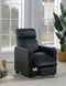 Toohey - Home Theater Recliner - Black-Washburn's Home Furnishings