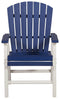 Toretto - Blue/white - Arm Chair (2/cn)-Washburn's Home Furnishings