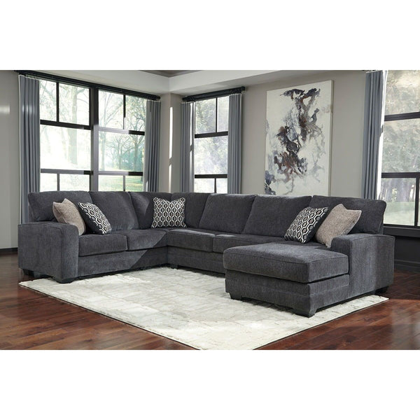 Tracling - Slate - Left Arm Facing Sofa 3 Pc Sectional-Washburn's Home Furnishings