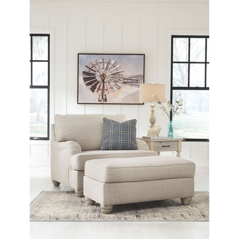 Traemore - Linen - Chair And A Half-Washburn's Home Furnishings