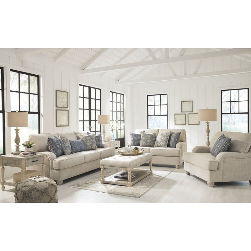 Traemore - Linen - Chair And A Half-Washburn's Home Furnishings