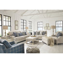 Traemore - Linen - Chair And A Half-Washburn's Home Furnishings