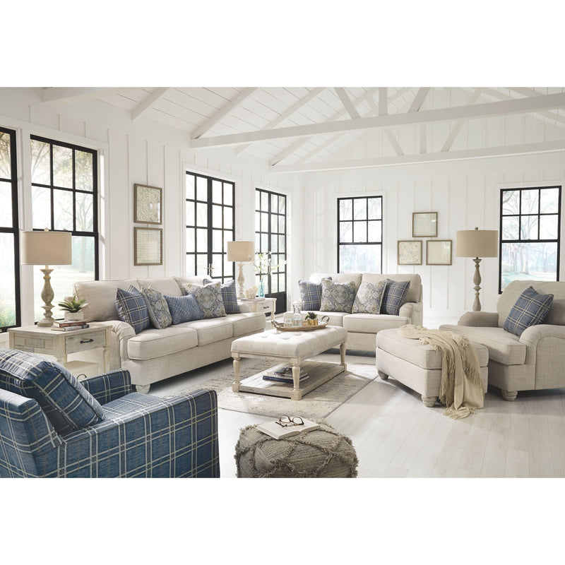 Traemore - Linen - Chair And A Half-Washburn's Home Furnishings