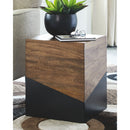 Trailbend - Brown/gunmetal - Accent Table-Washburn's Home Furnishings