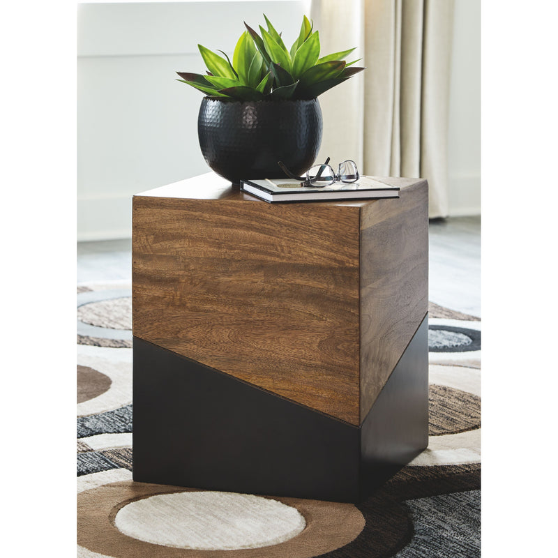 Trailbend - Brown/gunmetal - Accent Table-Washburn's Home Furnishings