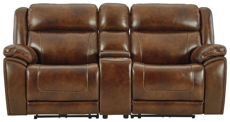 Trambley - Dark Brown - Left Arm Facing Power Recliner 3 Pc Sectional-Washburn's Home Furnishings