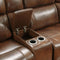 Trambley - Dark Brown - Left Arm Facing Power Recliner 6 Pc Sectional-Washburn's Home Furnishings