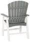 Transville - Gray/white - Arm Chair (2/cn)-Washburn's Home Furnishings