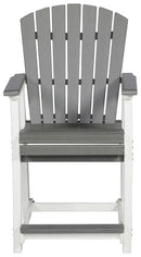 Transville - Gray/white - Barstool (2/cn)-Washburn's Home Furnishings