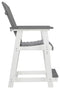 Transville - Gray/white - Barstool (2/cn)-Washburn's Home Furnishings