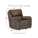 Trementon - Graphite - Power Rocker Recliner-Washburn's Home Furnishings