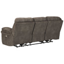 Trementon - Graphite - Reclining Power Sofa-Washburn's Home Furnishings