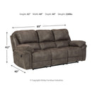 Trementon - Graphite - Reclining Sofa-Washburn's Home Furnishings