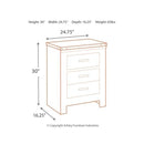 Trinell 2 Drawer Night Stand in Brown-Washburn's Home Furnishings