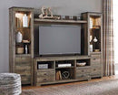 Trinell - Brown - Bridge - 63.39 X 11.57 X 9.72-Washburn's Home Furnishings