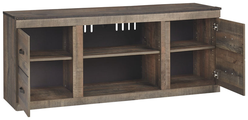 Trinell - Brown - Lg Tv Stand W/fireplace Option-Washburn's Home Furnishings