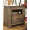 Trinell - Brown - One Drawer Night Stand-Washburn's Home Furnishings