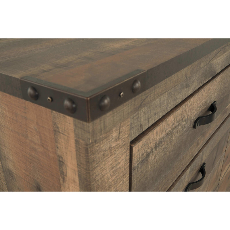 Trinell - Brown - Six Drawer Dresser-Washburn's Home Furnishings