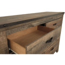 Trinell - Brown - Six Drawer Dresser-Washburn's Home Furnishings