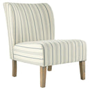 Triptis - Cream/blue - Accent Chair-Washburn's Home Furnishings