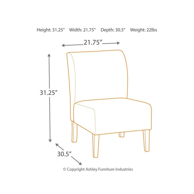 Triptis - White - Accent Chair-Washburn's Home Furnishings