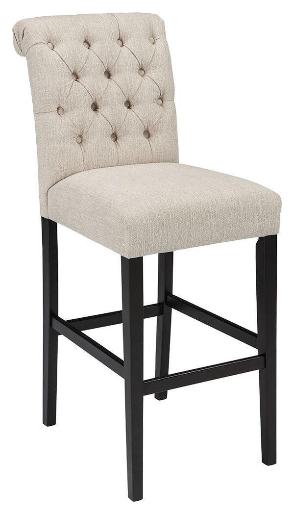 Tripton - Linen - Bar Height Bar Stool (set Of 2)-Washburn's Home Furnishings