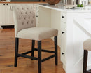 Tripton - Linen - Counter Height Barstool (set Of 2)-Washburn's Home Furnishings