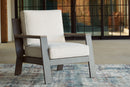 Tropicava - Taupe/white - Lounge Chair W/cushion-Washburn's Home Furnishings