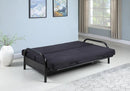 Tufted Futon - Black-Washburn's Home Furnishings